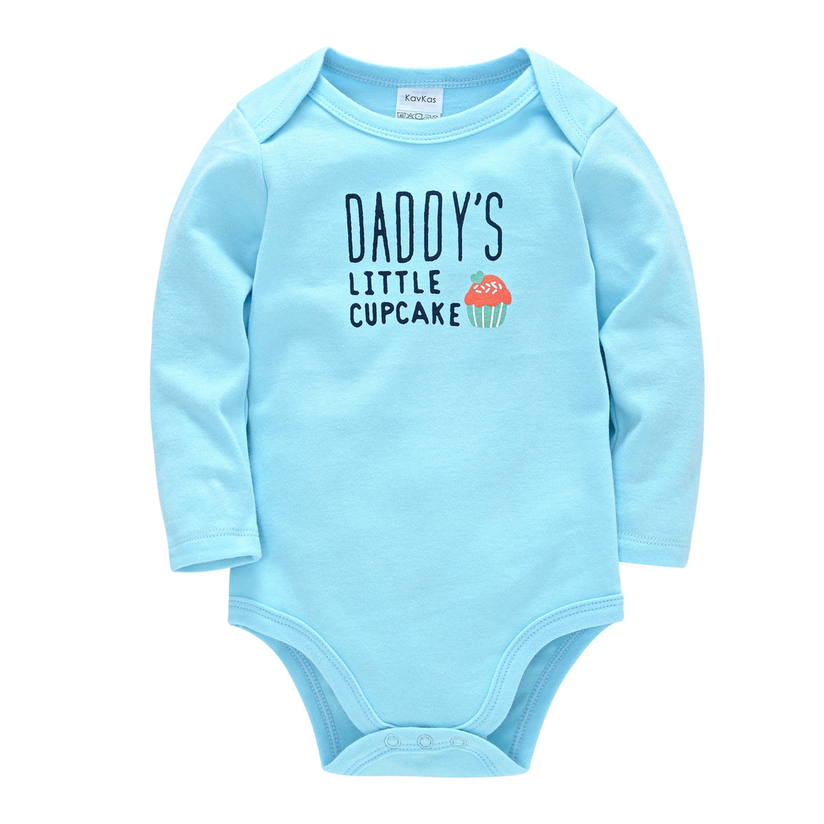 Long-Sleeve Printed Baby Bodysuits