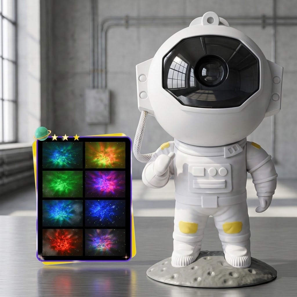Astronaut Galaxy Projector | Starry Room Light